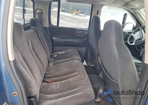 2002 Dodge Dakota Quad Slt из США, поврежденный, VIN 1B7HG48N92S534384